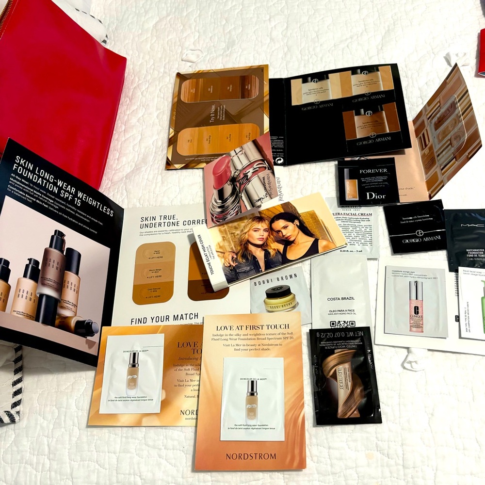 Makeup samples